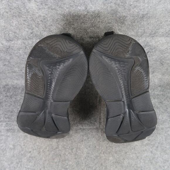 Avia Shoes Womens 11 Athletic Trainers Slip On Sneaker Comfort Active Black Knit - Picture 10 of 12